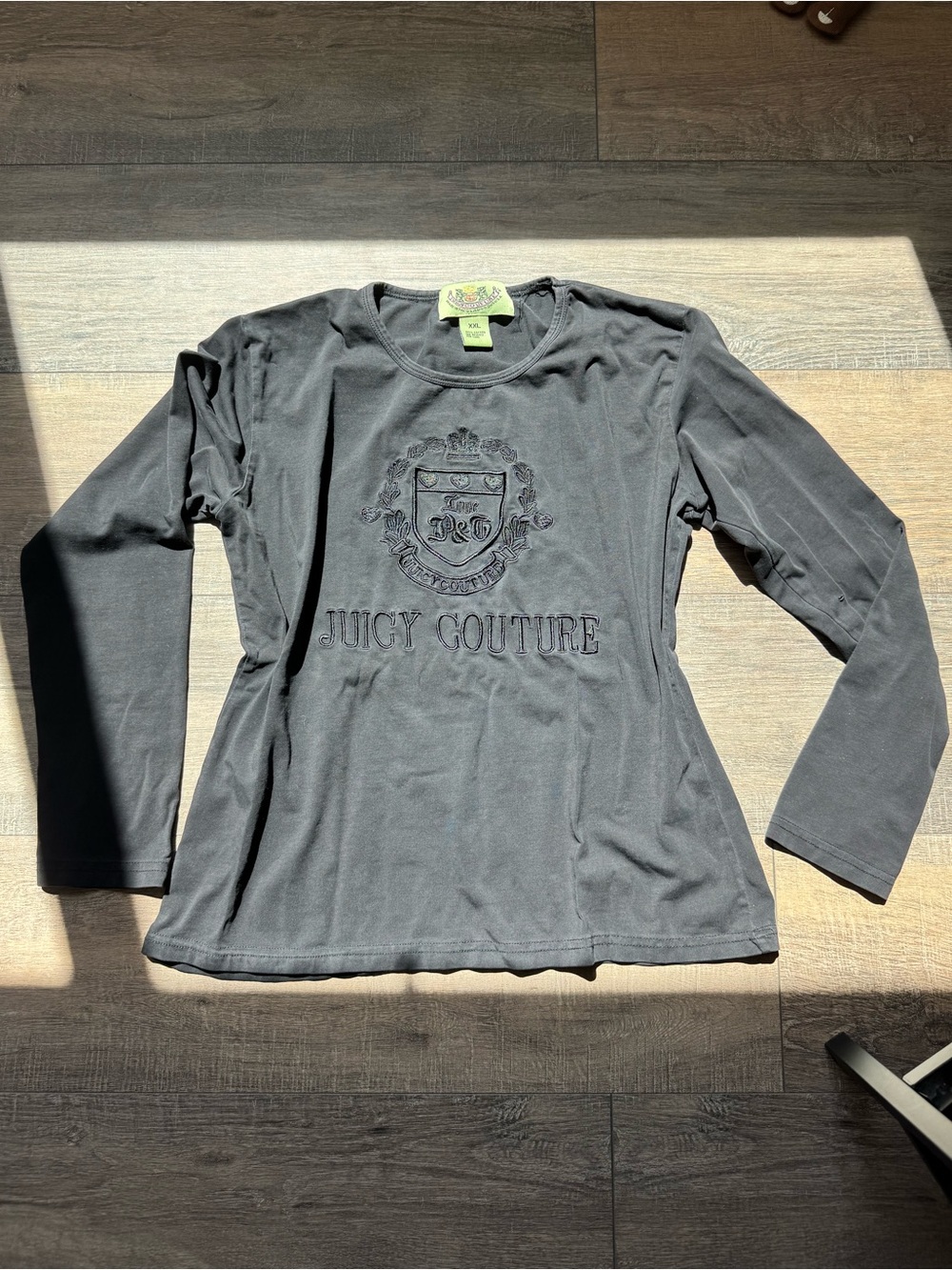 Juicy Couture Vintage Y2K Black Long Sleeve